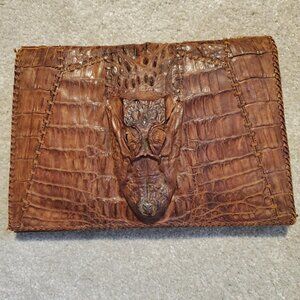 Vintage Alligator Clutch
